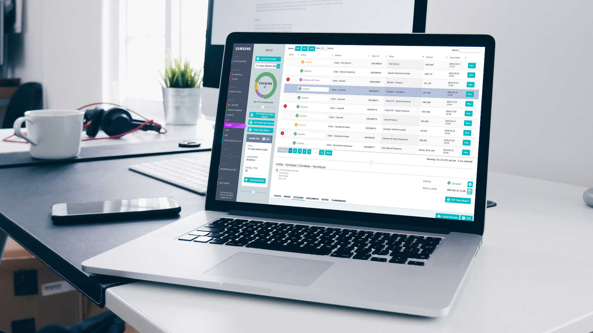 Samsung - Consilio platform