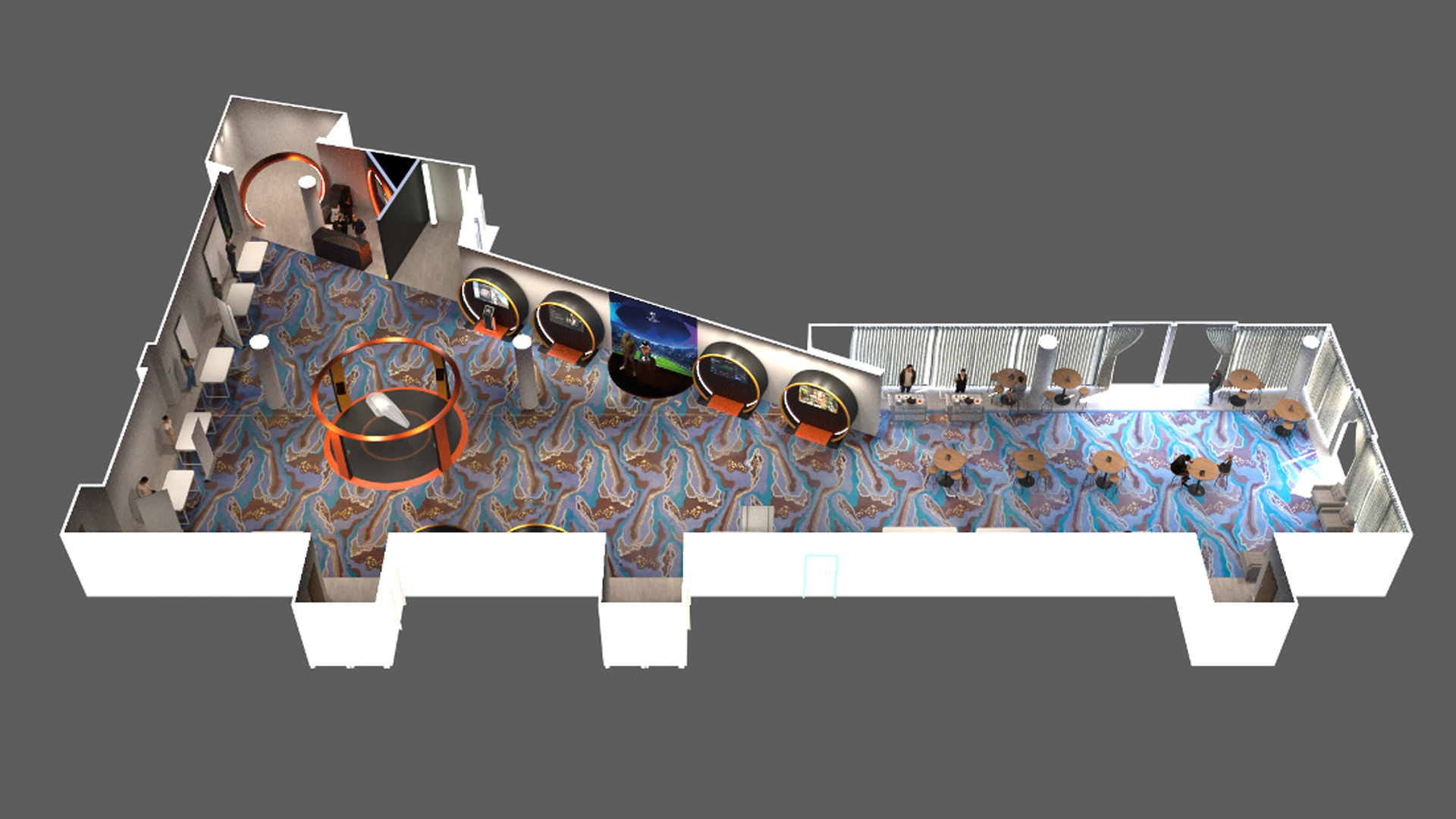 Risk X conference space render