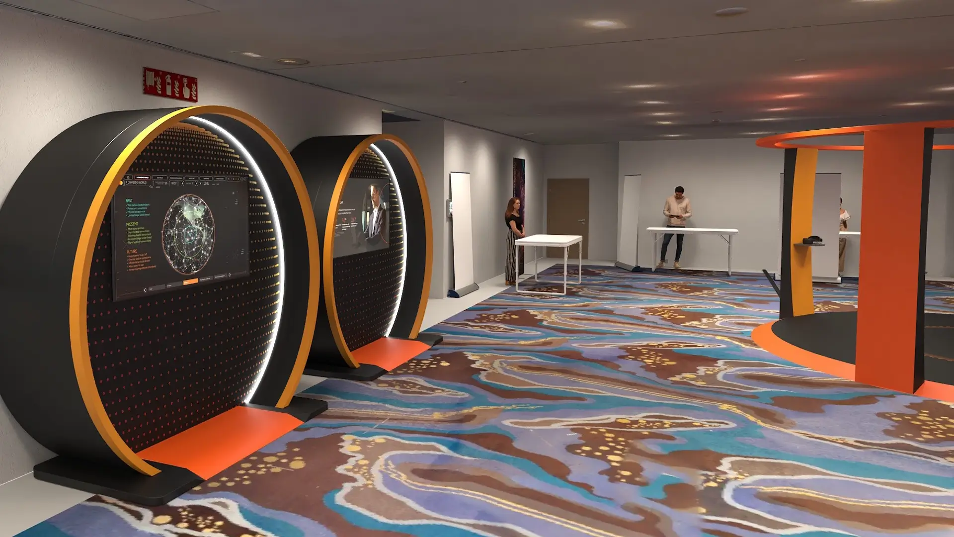 Risk X conference space render